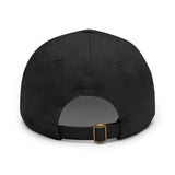 Twill Hat with Leather Patch (Rectangle) - Fundraiser Options