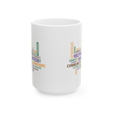 Ceramic Mug, (11oz, 15oz) - Fundraiser Options