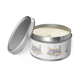 Tin Candles (4 & 8 oz., 5 Scents Available) - Fundraiser Options