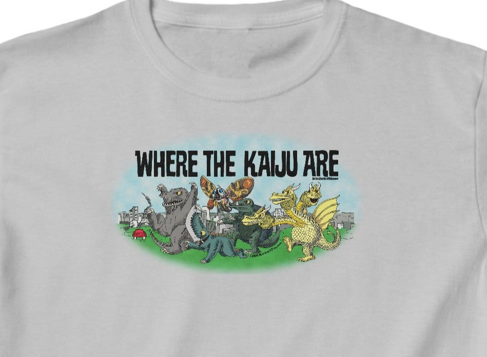 Where the Kaiju Are - Kids Heavy Cotton™ Tee