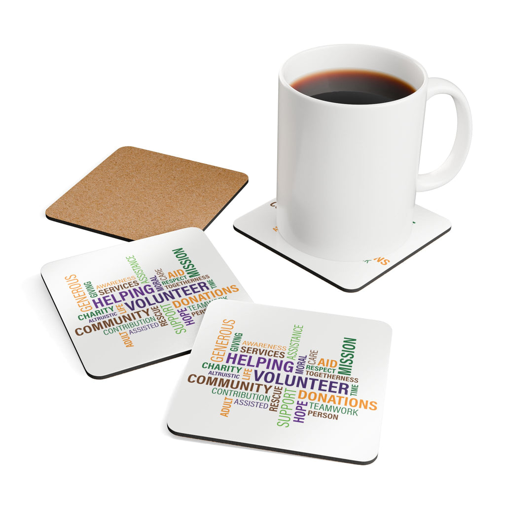 Corkwood Coaster Set - Fundraiser Options