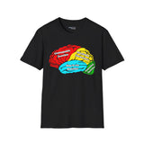 ADHD Brain Map Unisex T-Shirt