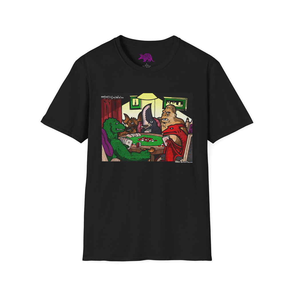 Kaiju Playing Poker Unisex T-Shirt