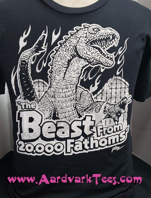 K - The Beast from 20,000 Fathoms - Giant Monster Fan Tee