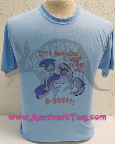 Tsundere Shark Anime Manga Fandom Humor T-shirt - Aardvark Tees - Tees that Please